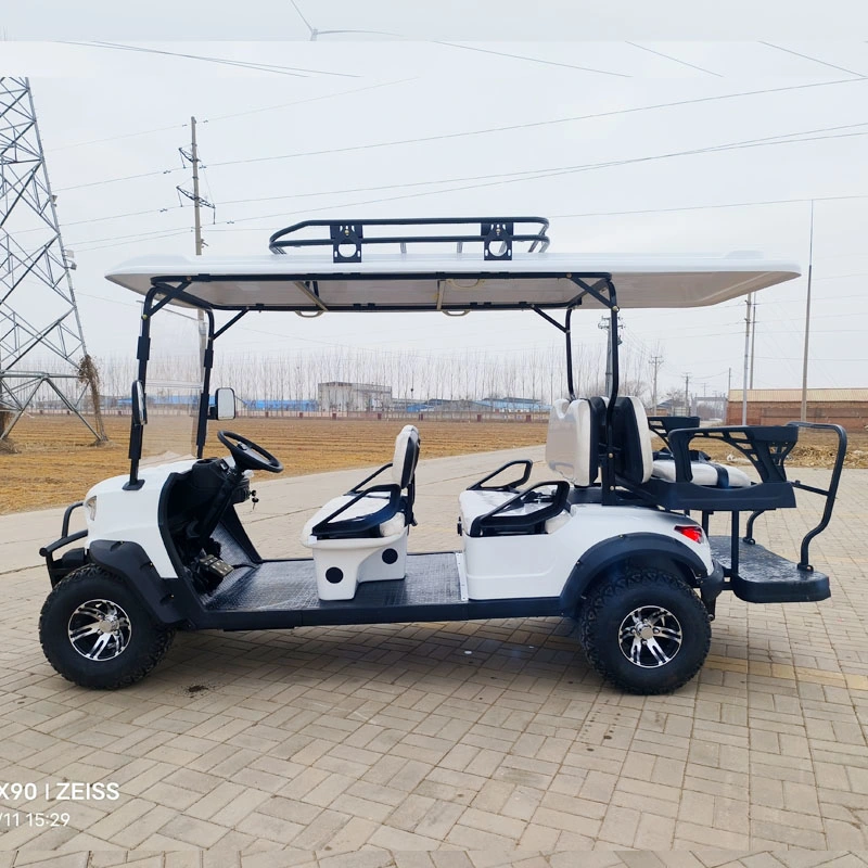 Cheap Mini 4 Wheel 6 Seater Sightseeing Electric Golf Carts for Sale