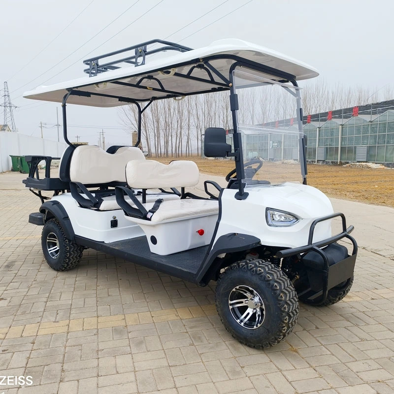 Cheap Mini 4 Wheel 6 Seater Sightseeing Electric Golf Carts for Sale