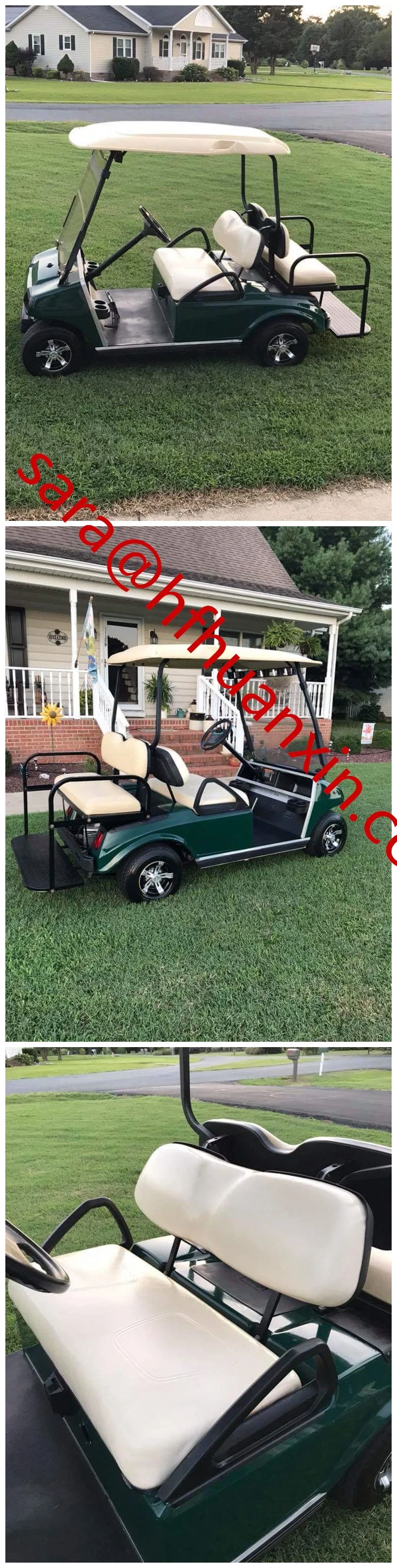 New Designed Fold Seats Electric Golf Cart A2+2 for 4 People