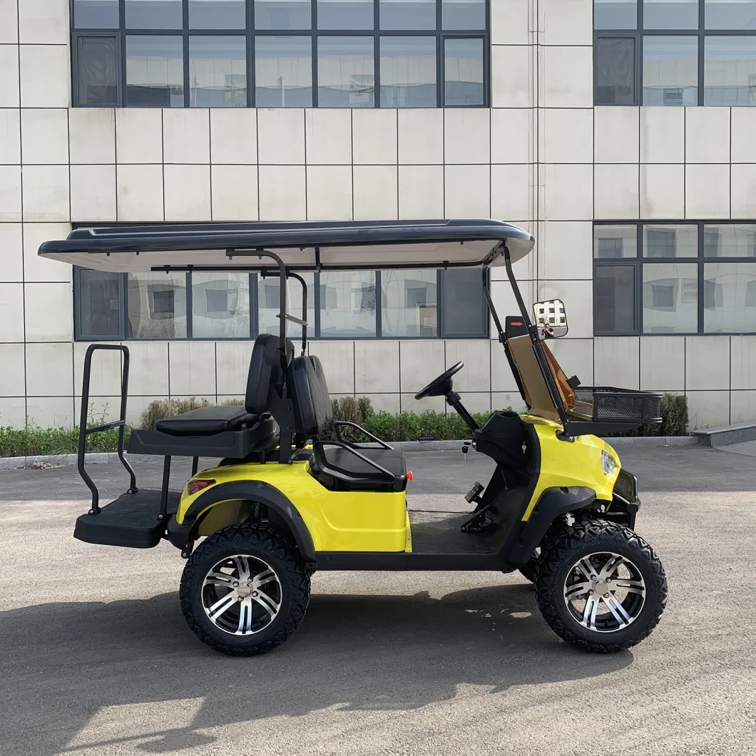 4 Seat Electric Hunting Lifted Golf Carts with Front Basket