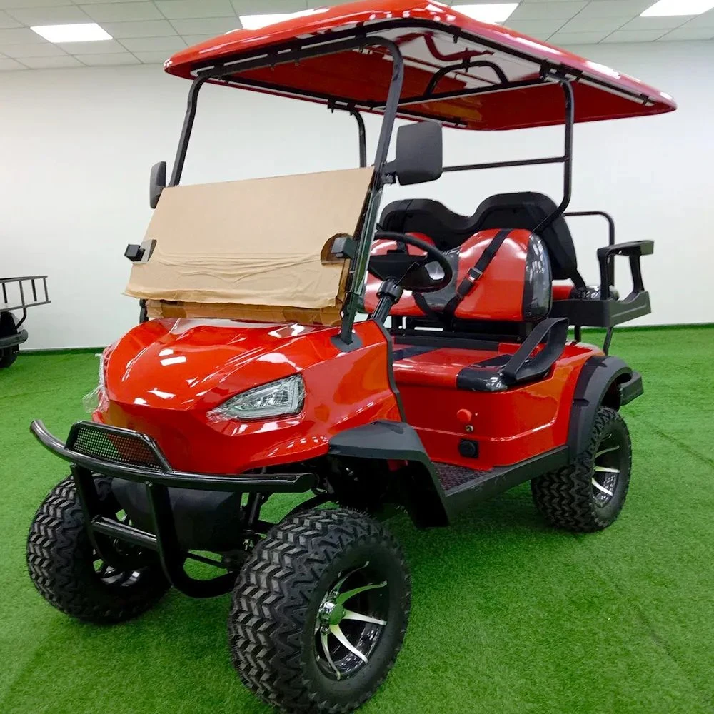 Most Popular 2+2 Seater Electric off-Road Golf Cart Adult Electric Four-Wheel Vehicle