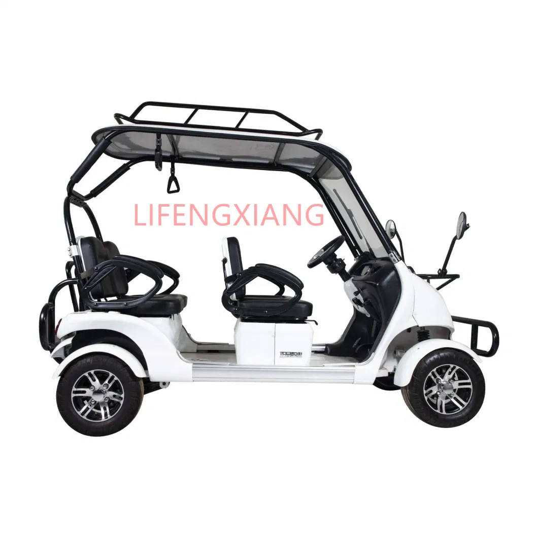CE Approved Green Energy Adult Battery Operated 2500W Four Wheels Electric Sightseeing Golf Buggy