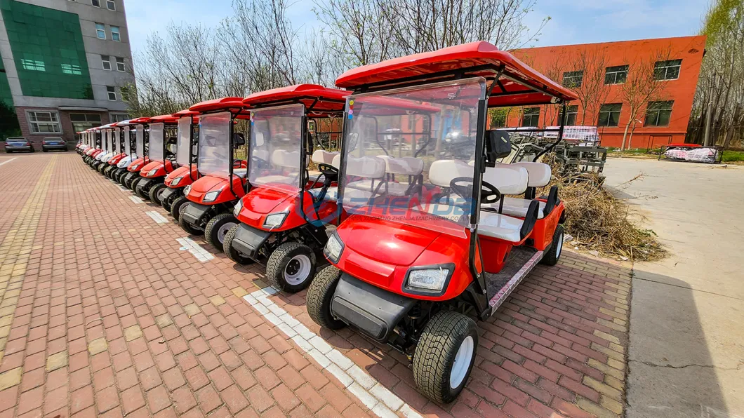 Chinese 48V Low Cheap Price Electric 2 Seat Star Used Customized Solar Panel Golf Cart Price Sale Electric Golf Buggy