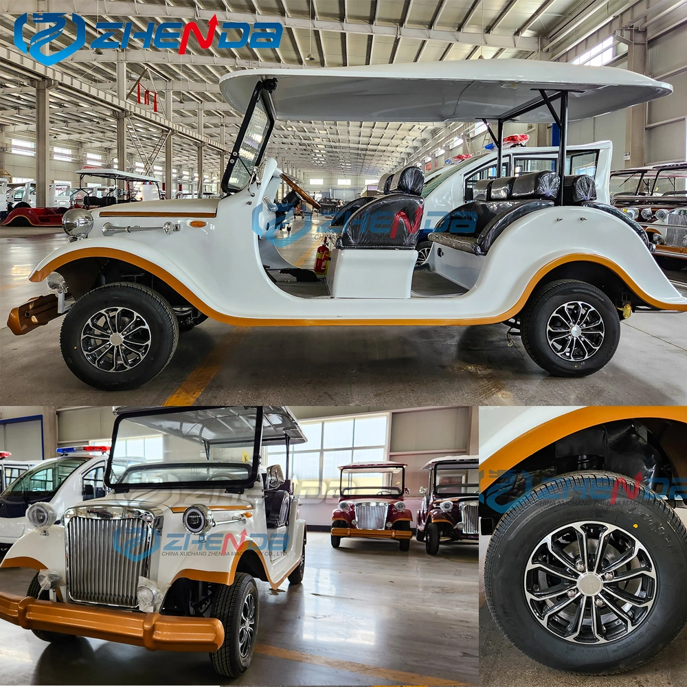 Custom Vintage Classic Car 5 Electric Sightseeing House Reception Car Vintage Classic Electric Car