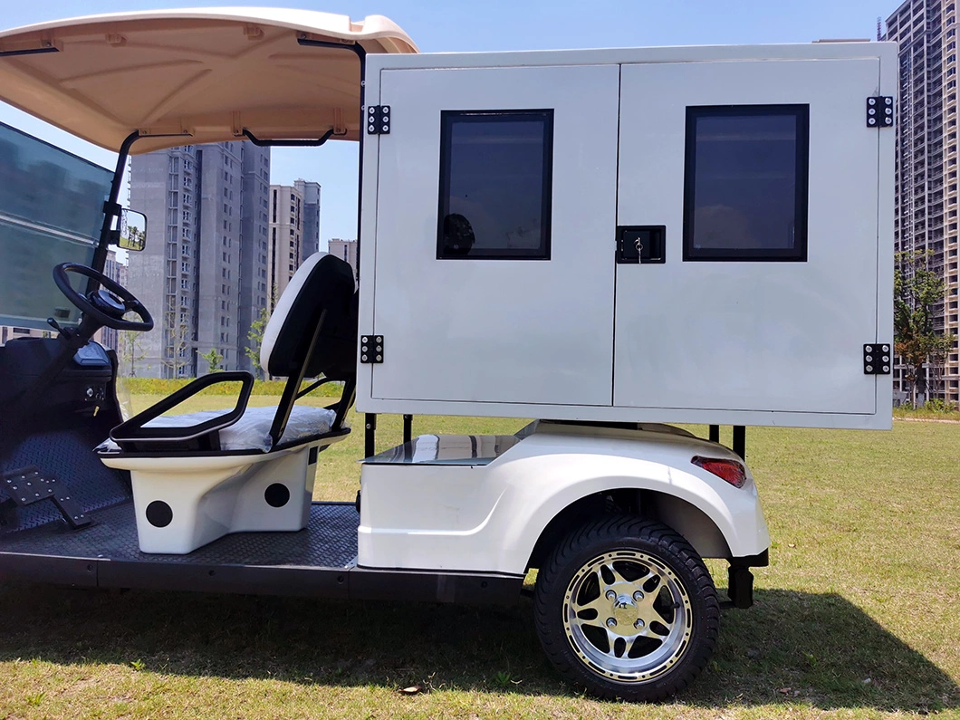 72V Electric Food Delivery Car 4X4 2 Seater Lithium Golf Cart for Hotel Room Service