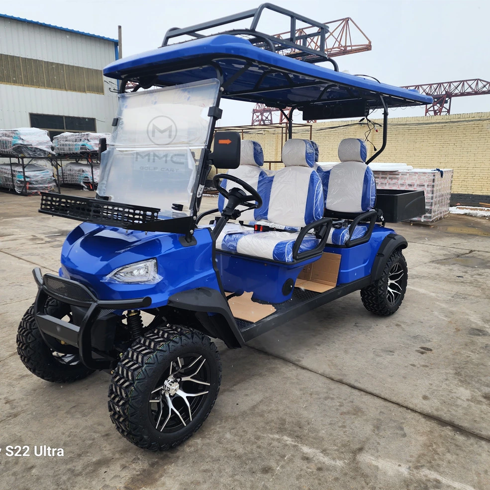 Wholesale Classic Luxury 4/6 Seater Custom Street Legal off-Road Lithium Battery Cargo Box Electric Golf Cart