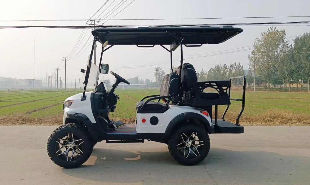 High Speed 72V Lithium Battery Lifted Electric Buggy Golf Carts Best Price Evolution 2+2 Seat Folding Hunting off Road Golf Cart