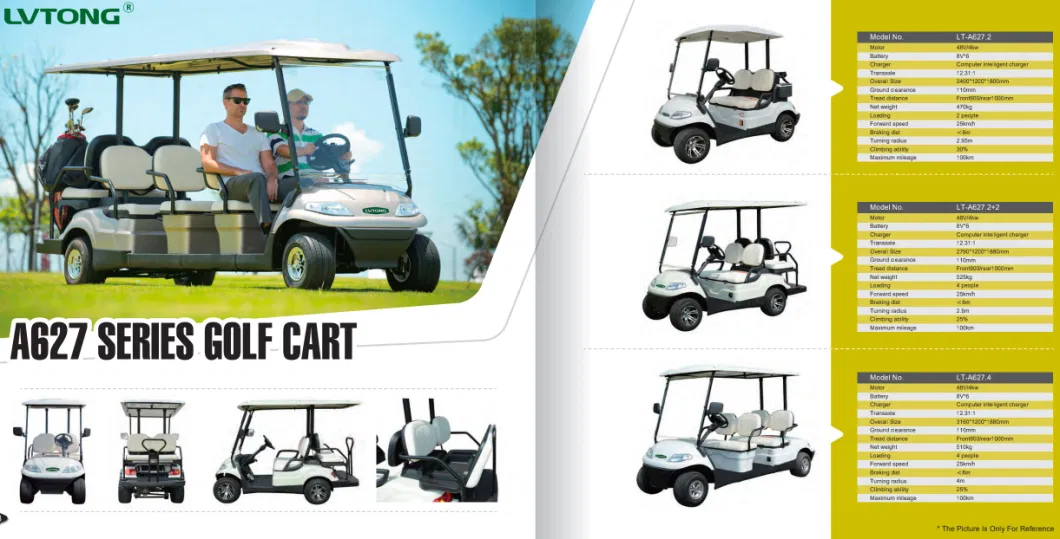 New Design Smart Cart From China Manufacturer 6 Seaters Golf Cart