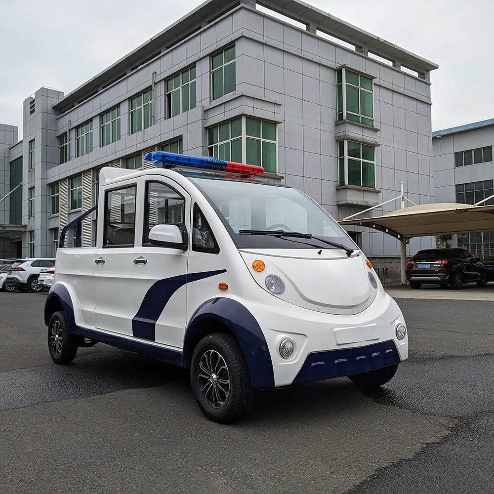 China Lb4XL-4 Pure Electric 4 Seater Police Style Patrol Pickup Truck Car in Public Security, Pedestrian Streets, Golf Courses, Tourist Attractions, Real Estate