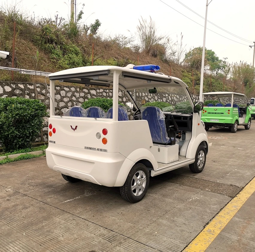 Newest Model 4 Seater Electric Vehicle Police Patrol Car with Competitive Price