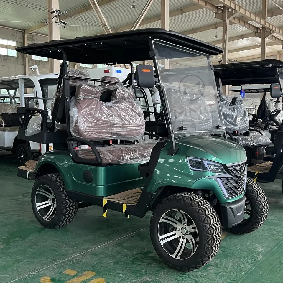 4 Wheel Electric Hunting Club Street Legal Utility Vehicle Car Electric Lithium Pool Tourist Sightseeing Car 2+2 Seater Golf Cart