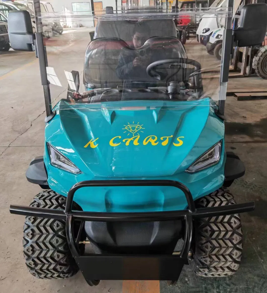 Gasoline Golf Cart off-Road Utility Sightseeing Car 4-Wheeled Golf Cart Hotel Factory Reception