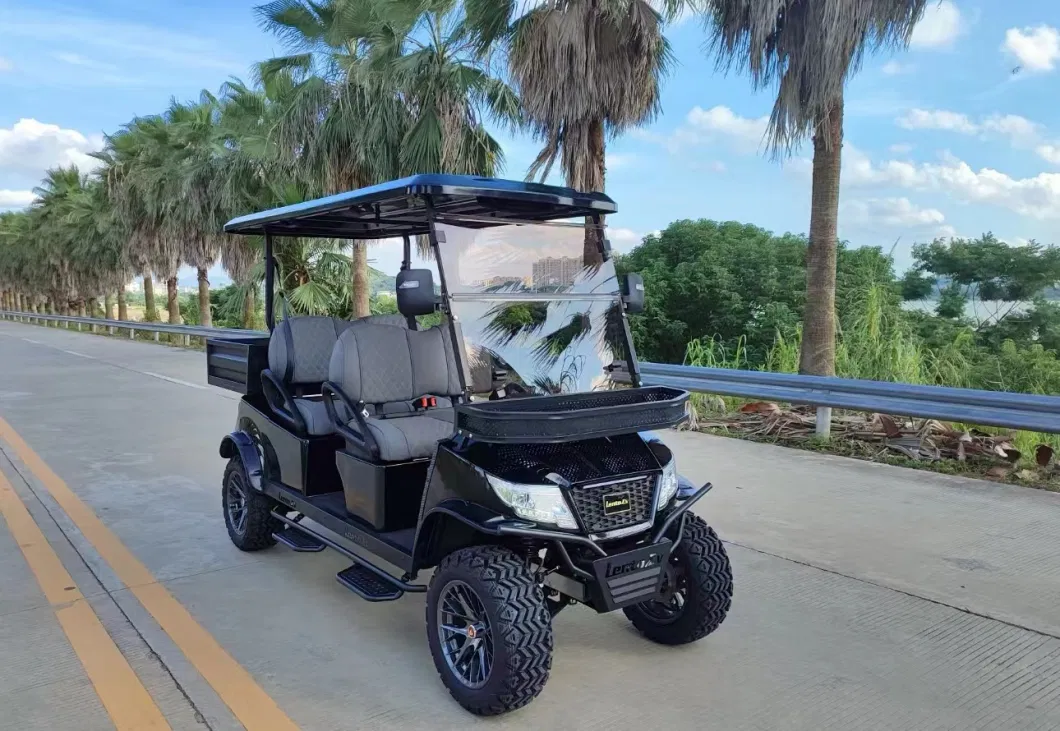 2-4 Seater Electric Golf Car Platform Lorry with Cargo Golf Car