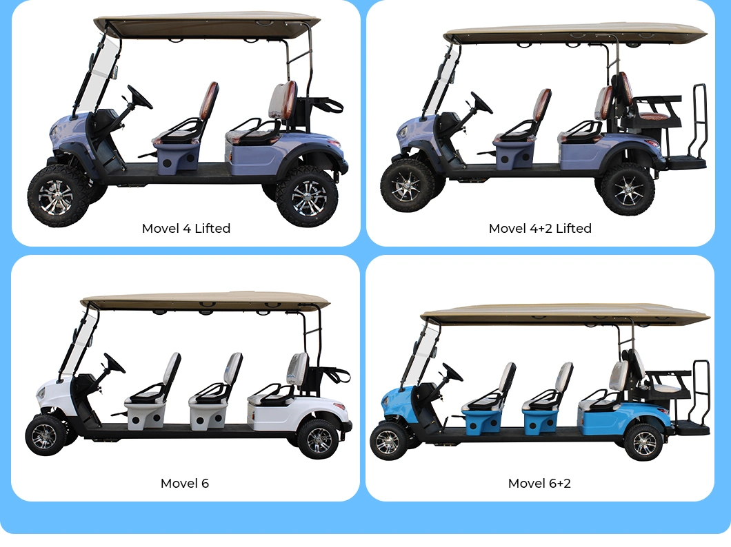 2024 Cheap Hunting Buggy 4 Seater Club Go Car Electric Golf Cart