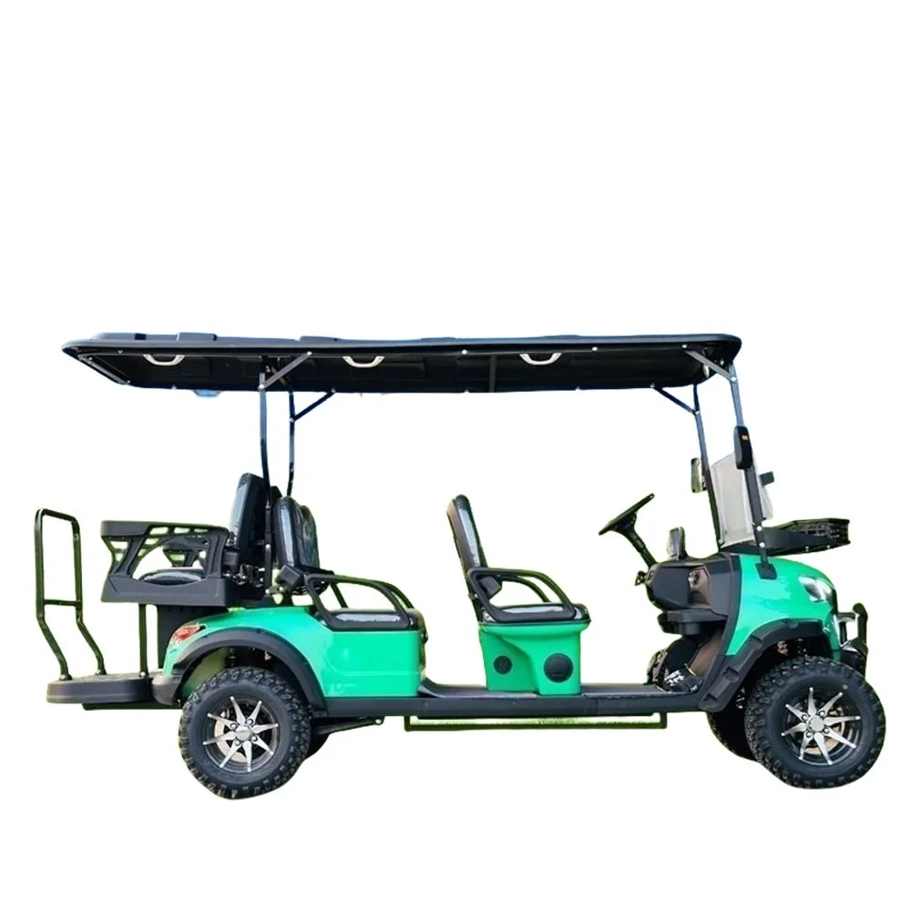 Stable Performance 2+2 Seats Person Lithium Battery 4 Wheel Electric Golf Carts for Sale