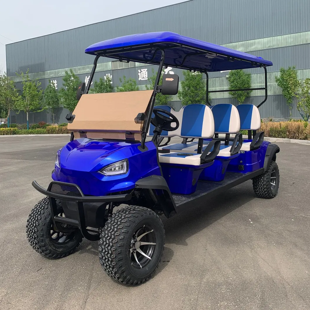 OEM/ODM High Quality Customized 6 Seater Lifted Electric Golf Buggy