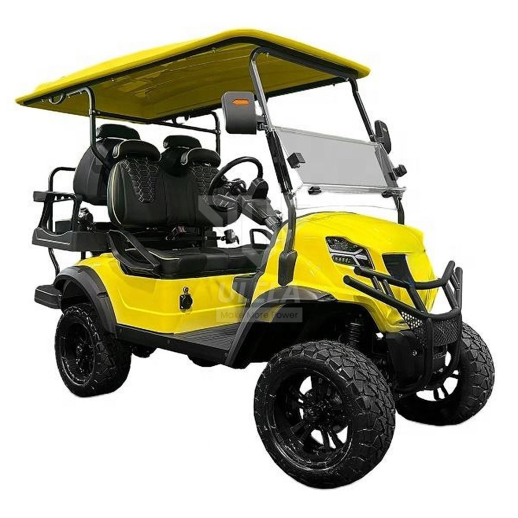 Ulela 4 Passenger Golf Car Dealer 20-30 Km/H Max Speed Electric 4 Person Golf Cart China 4 Seater Blue Golf Car