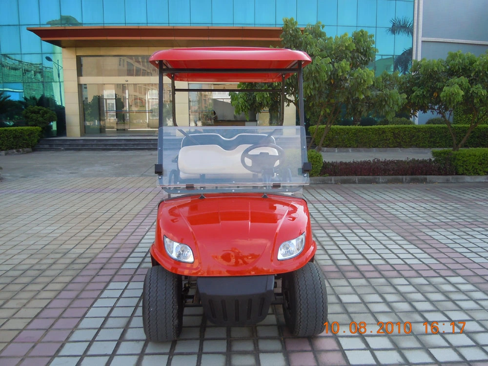 Low Speed 4 Seater Golf Cart Sightseeing Clubcar PP Material High Performance