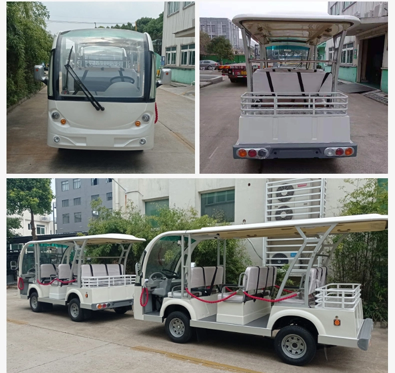 11 Seats Scenic Area Electric Car 72V Multifunctional Tourist Vehicle