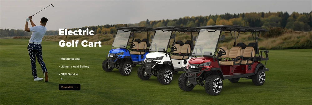 Wholesale Golf Cart Four Seater Lithium Utility Vehicles 48V off Road