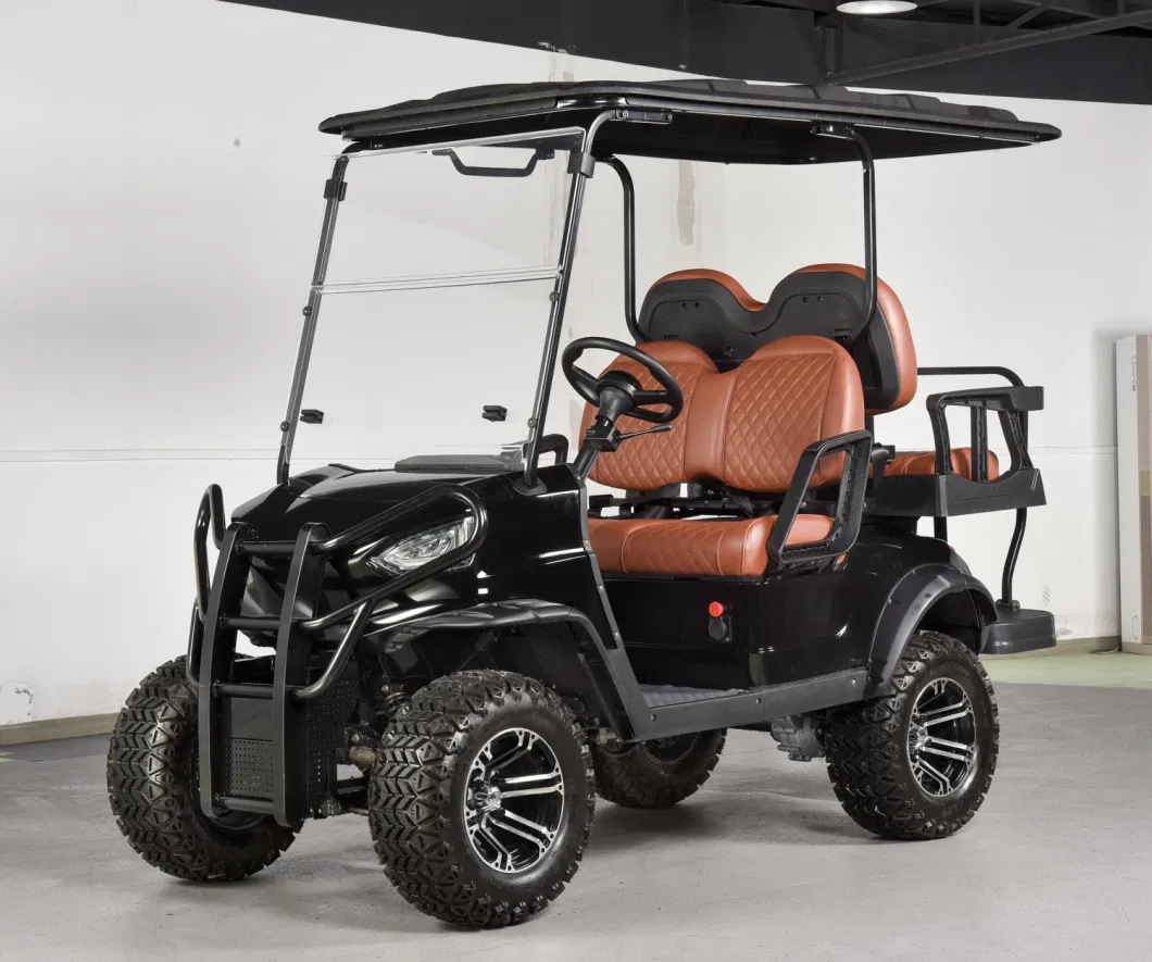 2 4 6 8 Person 48V Electric Lifted Street Legal Golf Carts off Road Golf Buggy Electric Club Car for Sale with 3 Years Warranty