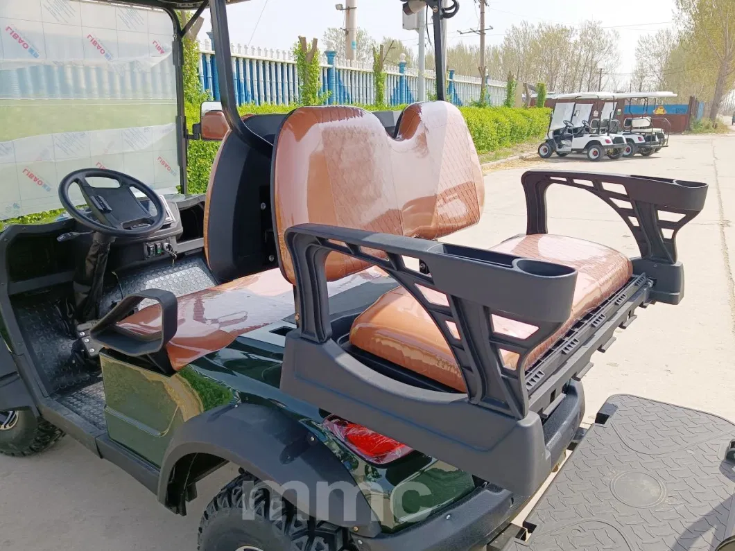 Rough Terrain Hunting Golf Wholesale 4 Seater Golf Cart with Folded Seat