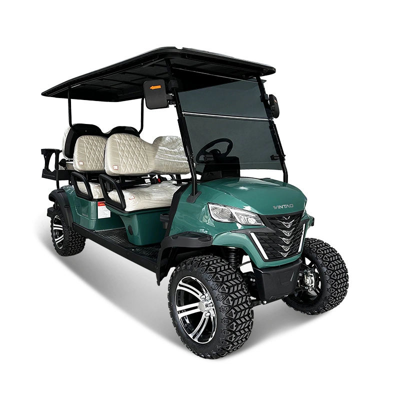 6 Passenger Electric Sightseeing Golf Cart Utility Vehicle Road Legal Buggy