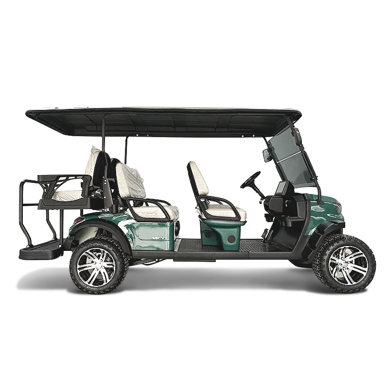 6 Passenger Electric Sightseeing Golf Cart Utility Vehicle Road Legal Buggy