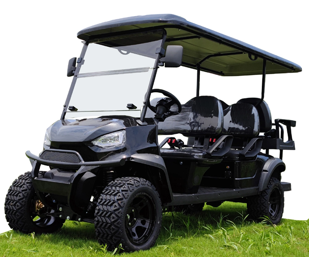 Electronic Self-Service Braking System 4 Seater Solar Panels 4000/5000/7000W Electric Golf Cart