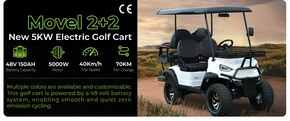 2024 New Gasoline Powered 4x4 UTV 4+2 Seater Off Road Hunting Cart Golf Car for Sale