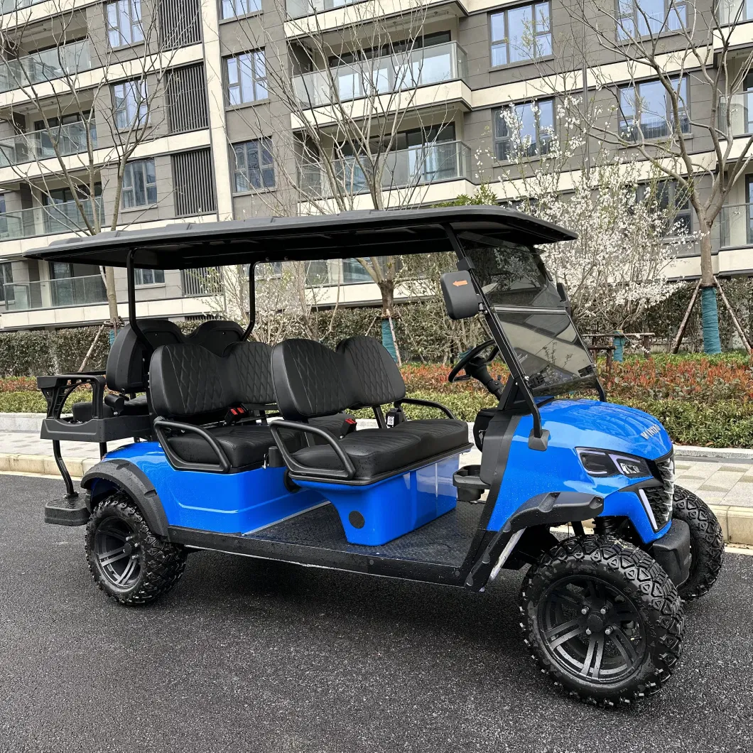 Wintao 4 Wheel 6 Seaters Golf off-Road Buggy Lifted Electric Golf Cart