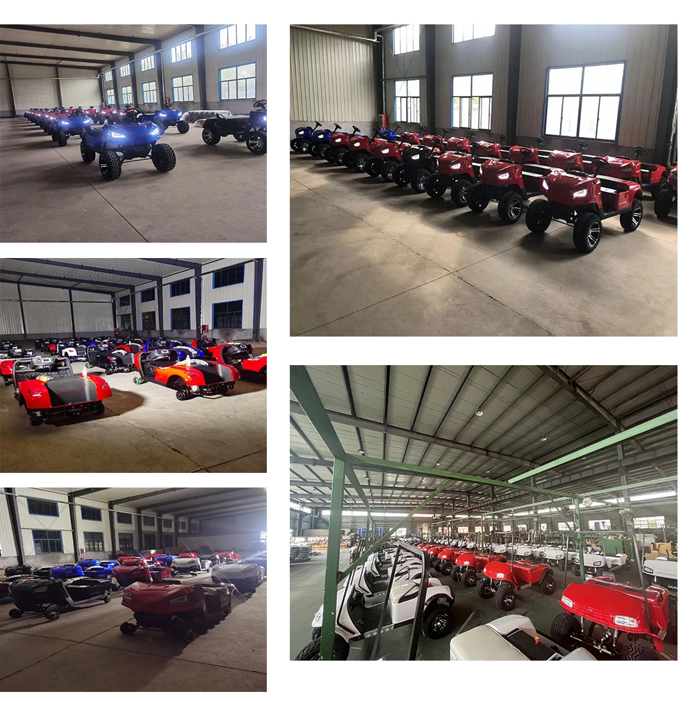 Club Car Lifted 48V 72V 6 Seater Electric Golf Cart 4 Seater Street Legal