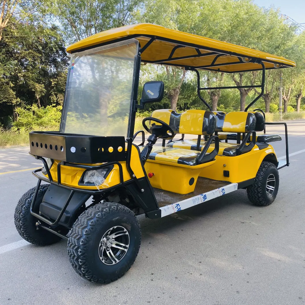 4 Seater Lithium Battery Cheap Lifted Hunting Buggy Cart Electric Golf Car