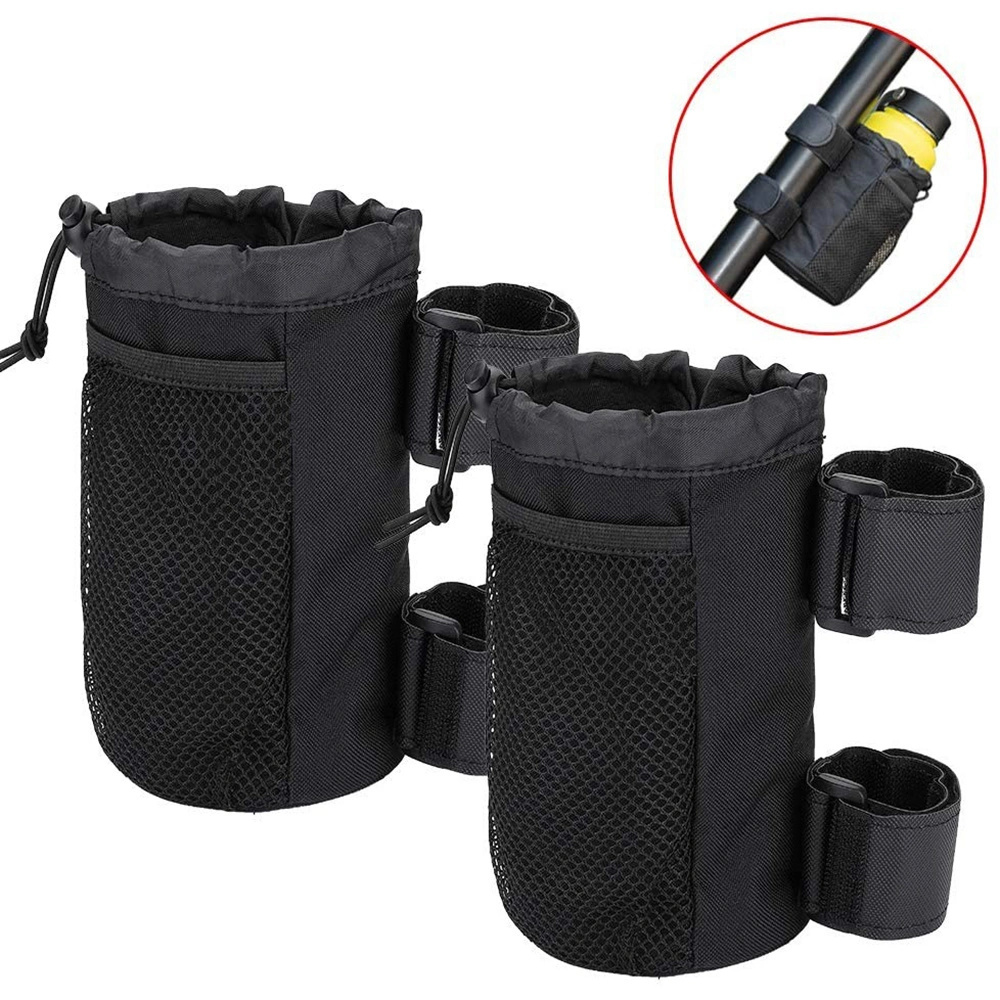 Universal Drink Holder Accessories Water Bottle Holder with Net Pocket Ci21703