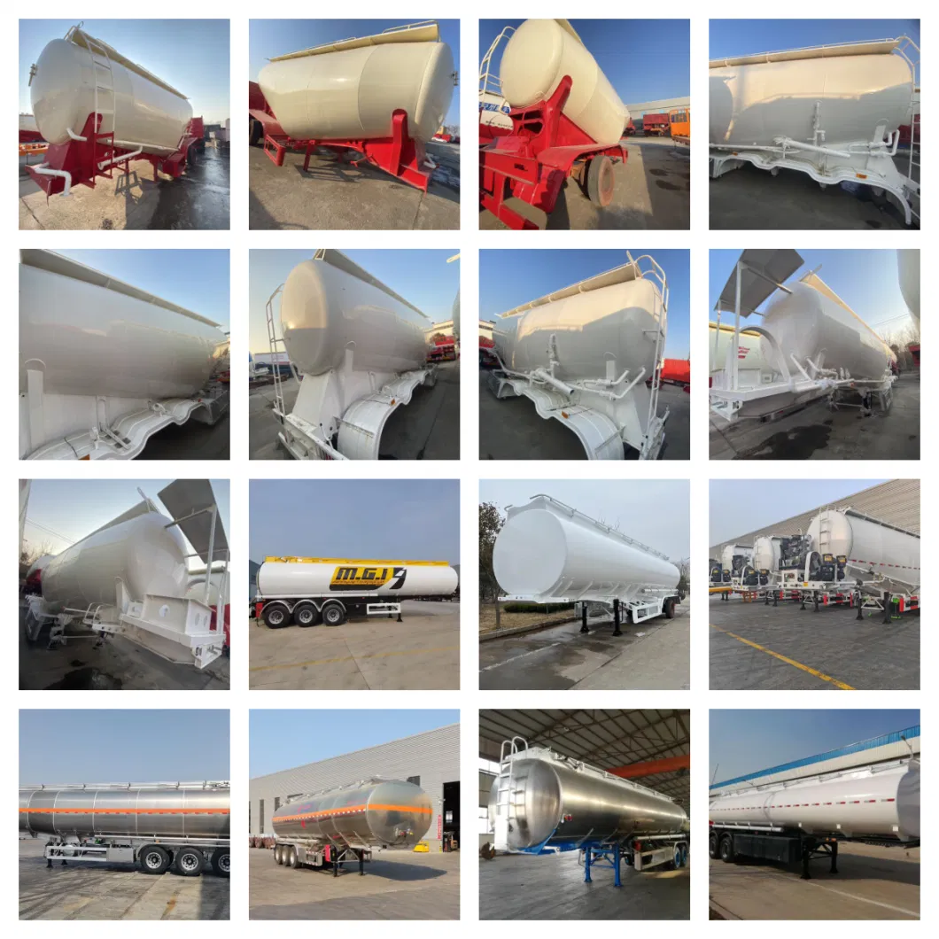 All Kind of Liquid Fuel Petrol Oil Bulk Cement Powder Diesel Tank Cargo Container Transport Utility Heavy Duty Tractor Dumping Ships Truck Semi Trailer Tankers