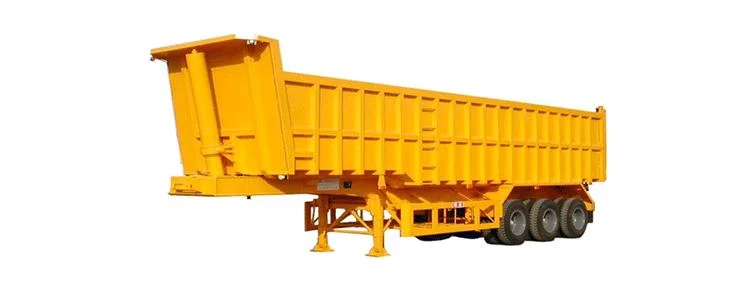 3 Axles Forestry Equipment Gooseneck Utility Dumper Tipper Semi Trailer Truck for Sale in Jordan