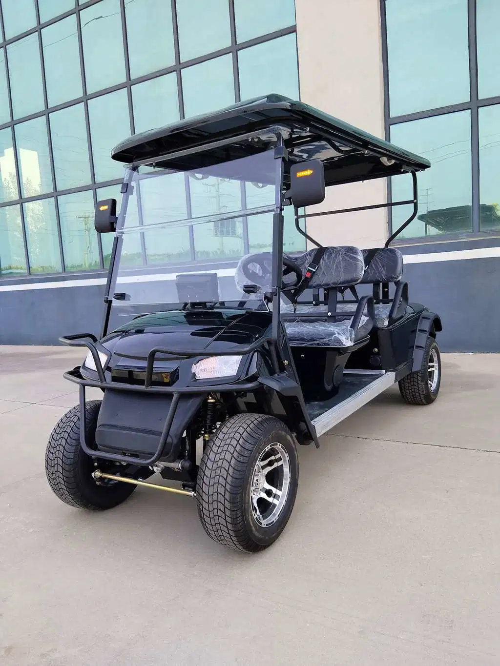Mini High Chassis Golf Carts 4seat Manufacture with Storage Space at Back Cheap Price High Quality Golf Cart for Sale