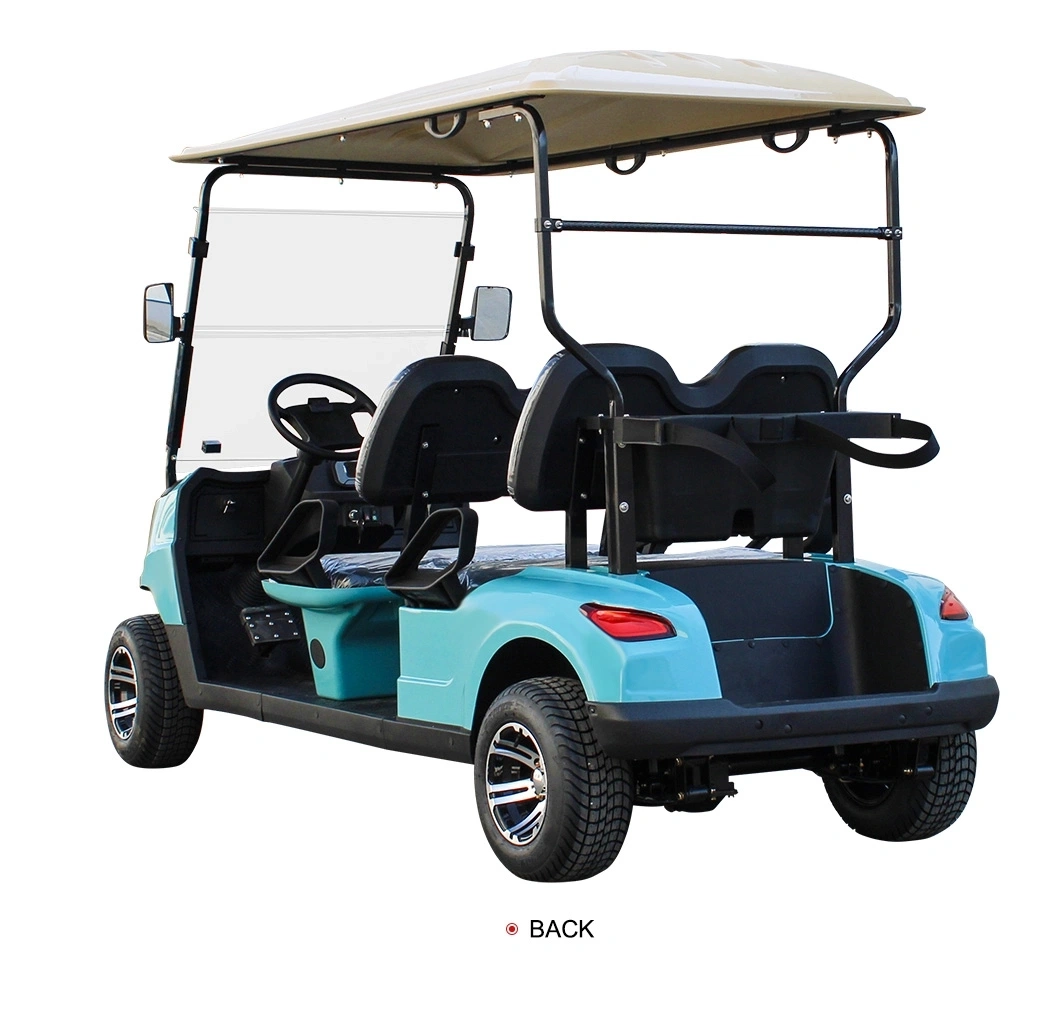 Electronic Self-Service Braking System 4 Seater Solar Panels 4000/5000/7000W Electric Golf Cart