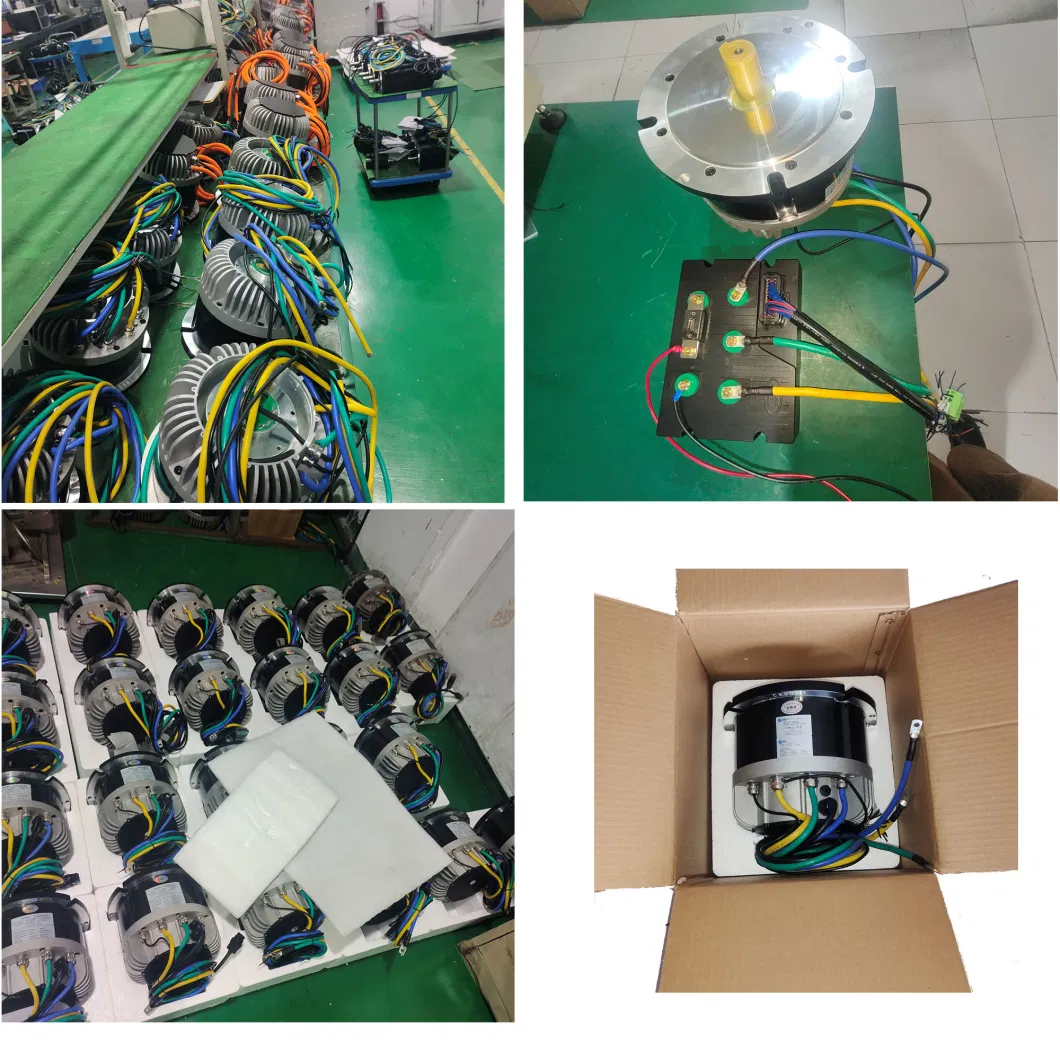 Super Torque Brushless DC Servo Motor 48V 4kw 25.5n. M 1500rpm Is Applicable to Marine Motor, Heavy Agricultural Vehicle, Golf and Other Battery Vehicles
