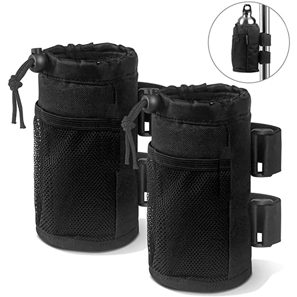 Universal Drink Holder Accessories Water Bottle Holder with Net Pocket Ci21703