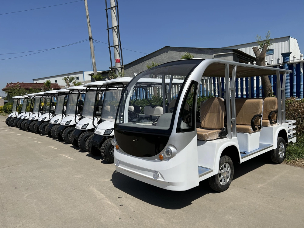Custom 4 6 8 10 Seater Solar Power Lithium Batteries Folding Golf Carts Electric Golf Cart