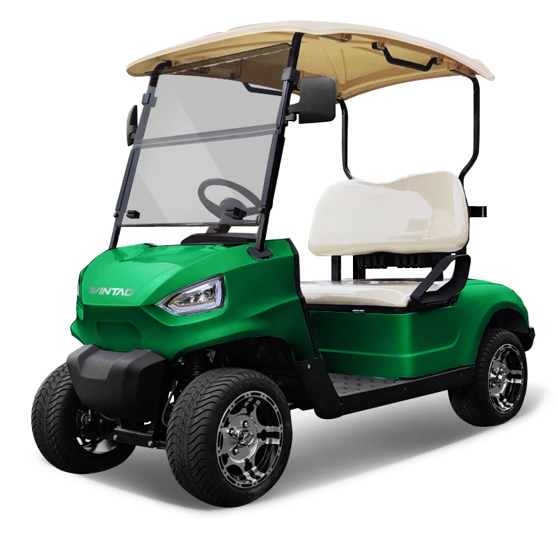 2 Seater 110ah 72V Street Legal Enclosed Golf Cart with DOT Approved