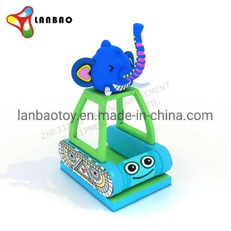 Custom Children Indoor Playground Equipment Parts Electric Mini Elephant Car