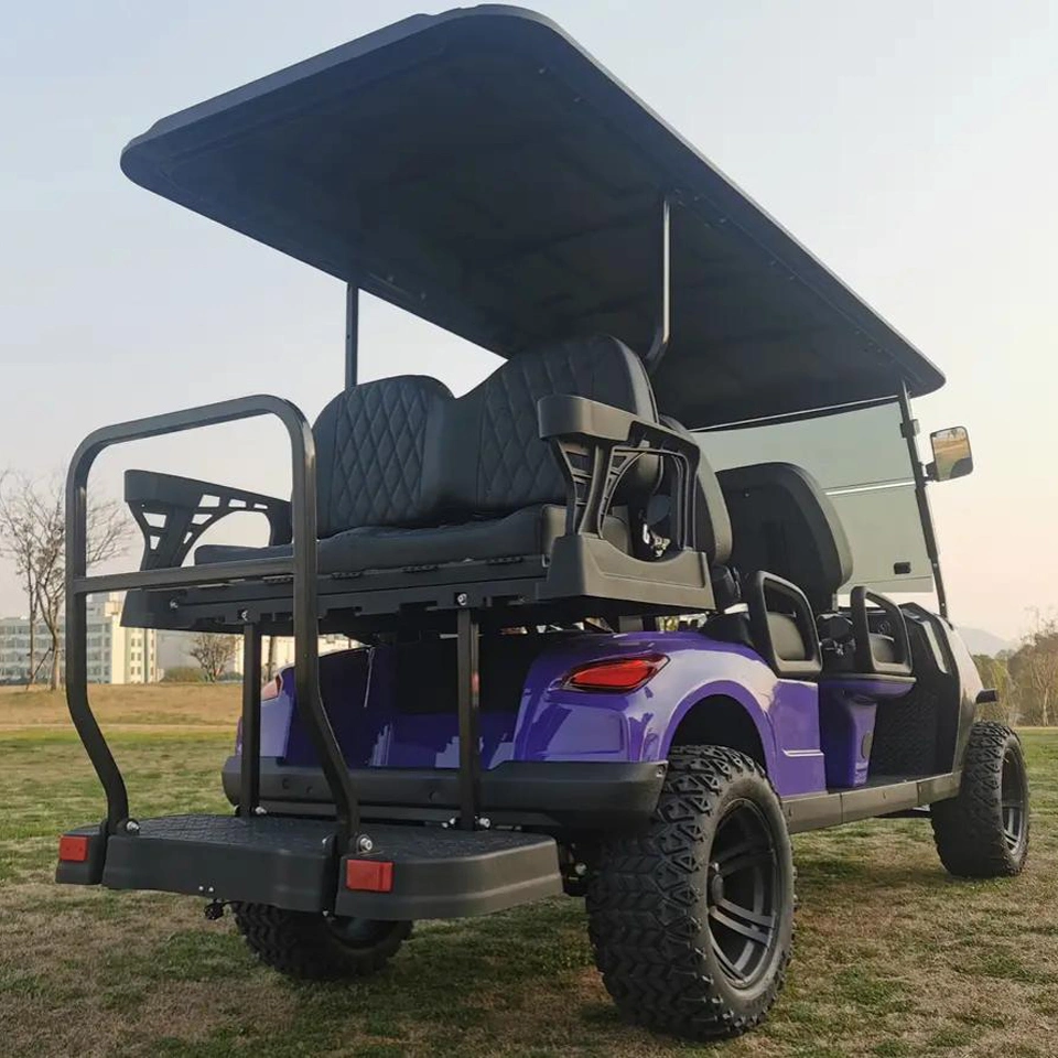 2023 New 48V 4 Wheel 4 Seater Golf Scooters 3 - 4 People 5kw 72V Lithium Battery Electric Travel Golf Cart