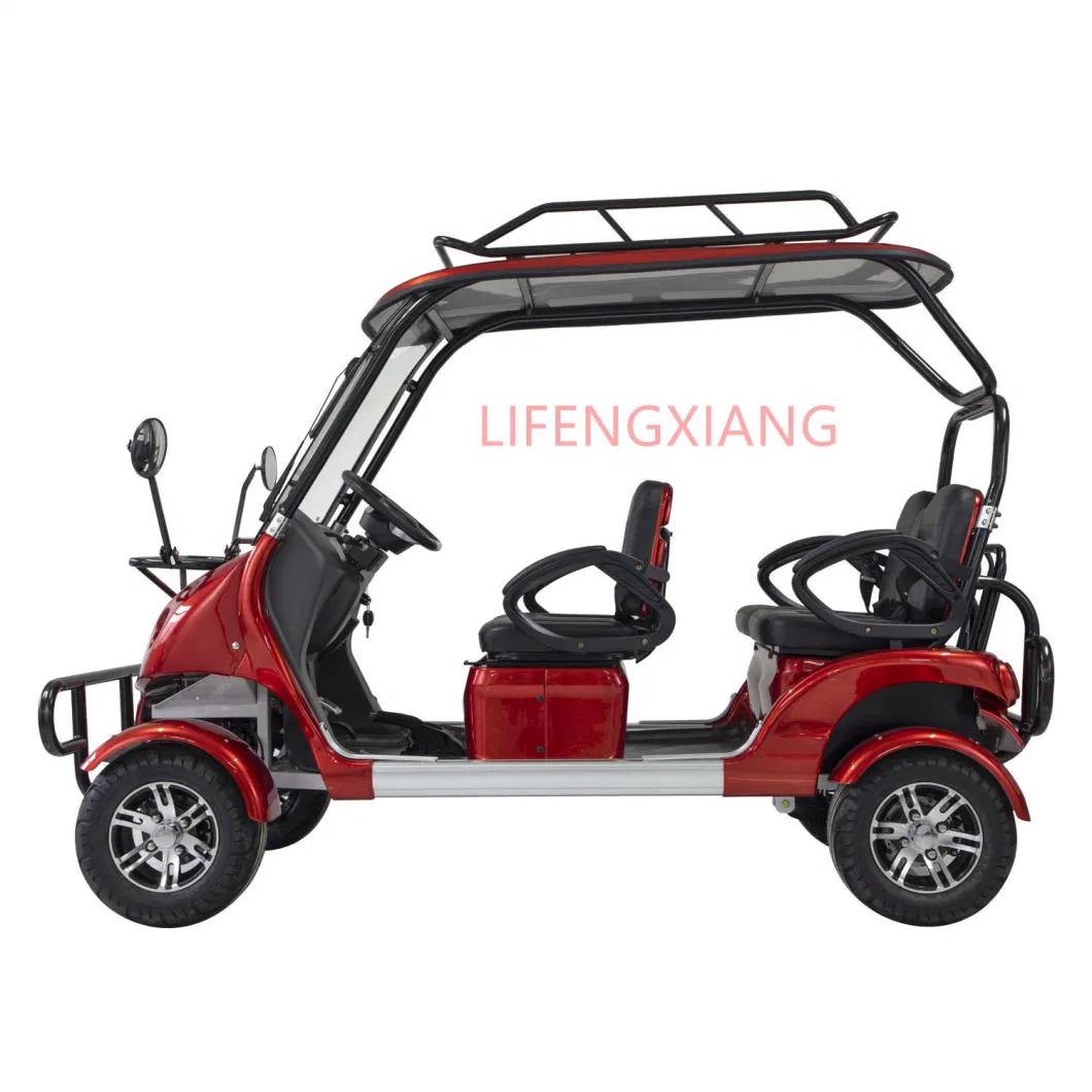 CE Approved Fashionable Adult Battery Operated 2500W Four Wheels Electric Sightseeing Car Electric Golf Car