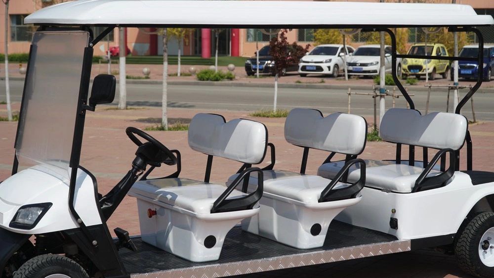 6 Passengers Go Kart Non-Lifted 6 Seats Electric Golf Cart