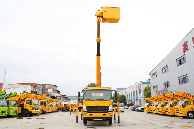 Remote Operation Street Lamp Maintenance Truck