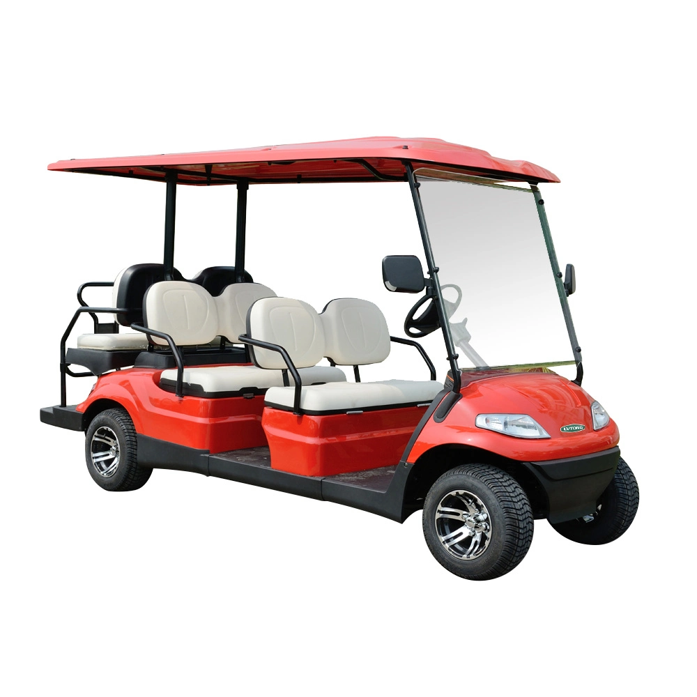 Electric Sightseeing Bus Golf Wholesale Battery Powered 6 Seater Golf Car