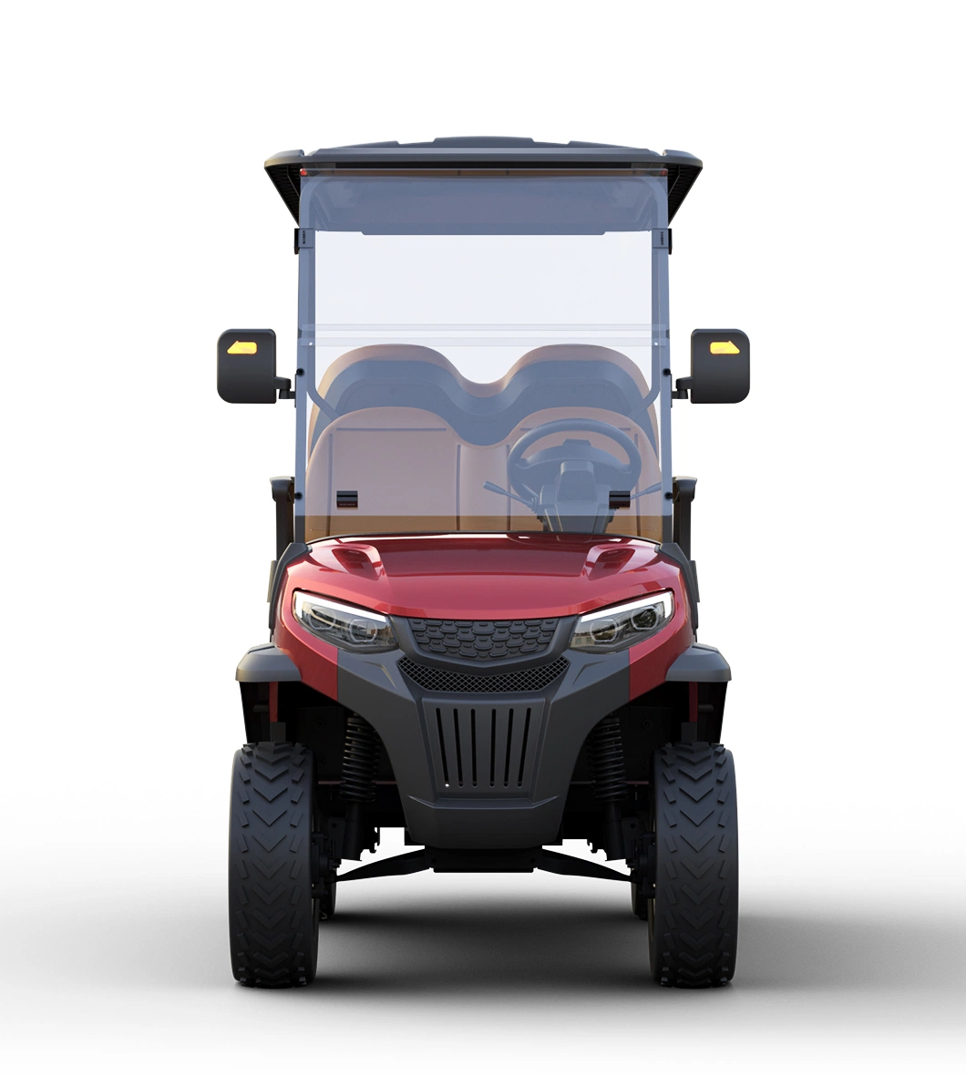 48/72V New Style M Modern Fashion 2024 Brand New Design 4 Seat Sightseeing Bus Club Cart Electric Golf Buggy Hunting Cart with CE DOT