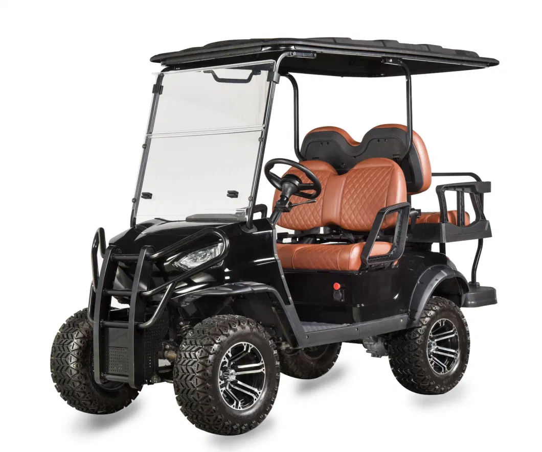 Popular 4 Passengers Electirc Golf Cart with 12inch off Road Tyre/Personal Electric Powered Golf Car for Sale